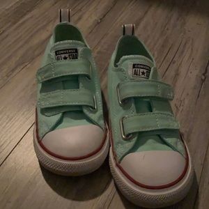 Mint converse toddler size 10